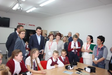 ​13 сентября мобильный «Кванториум» посетил пос. Большаково